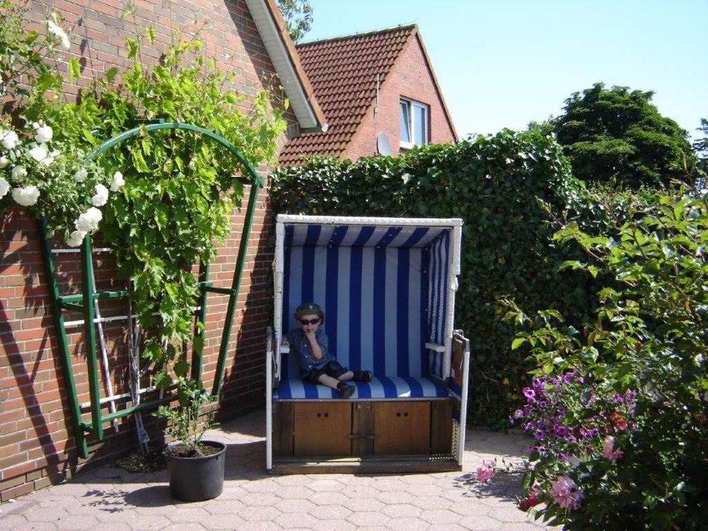Neu! Ferienwohnung Nord Neßmersiel Exterior foto